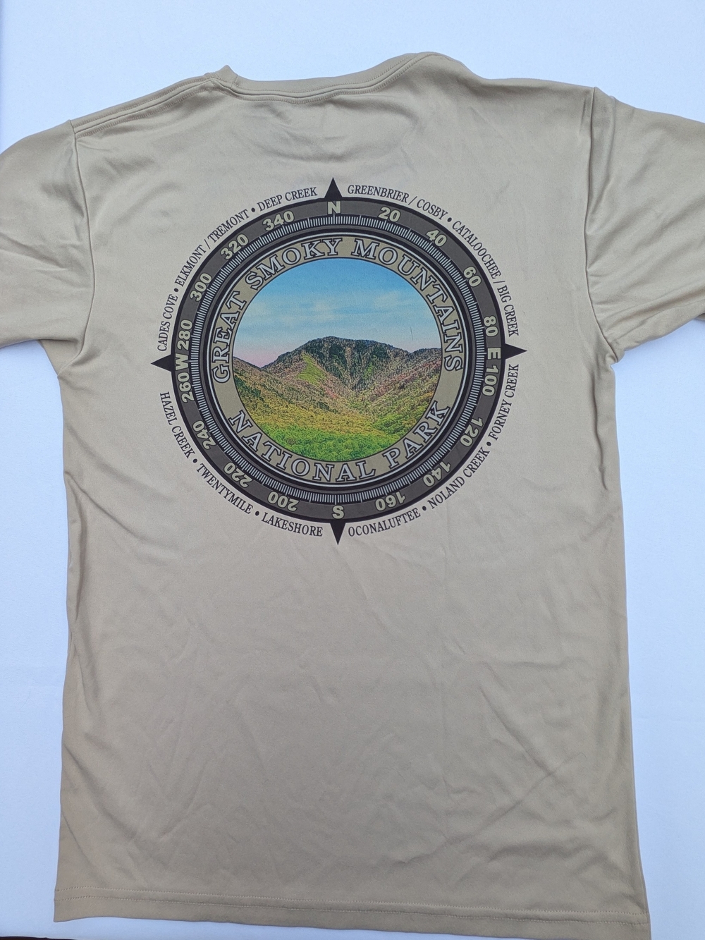 Great Smoky Mountains National Park Graphic Tee - Tan